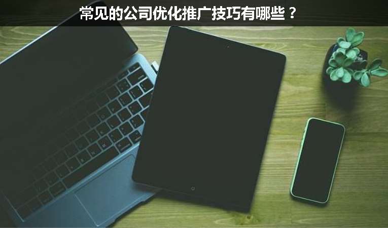 常見的公司優(yōu)化推廣技巧有哪些？